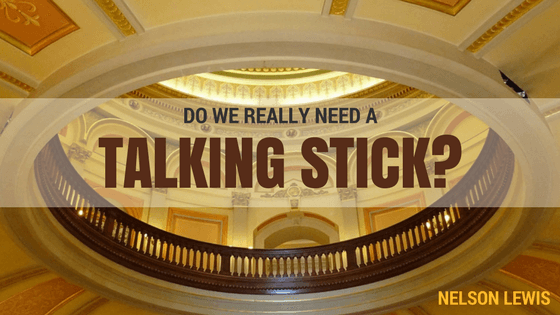 Do We Really Need a Talking Stick?